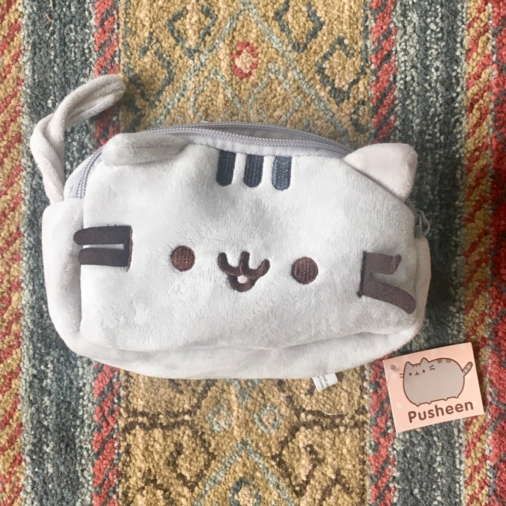Pusheen cat two pocket bag